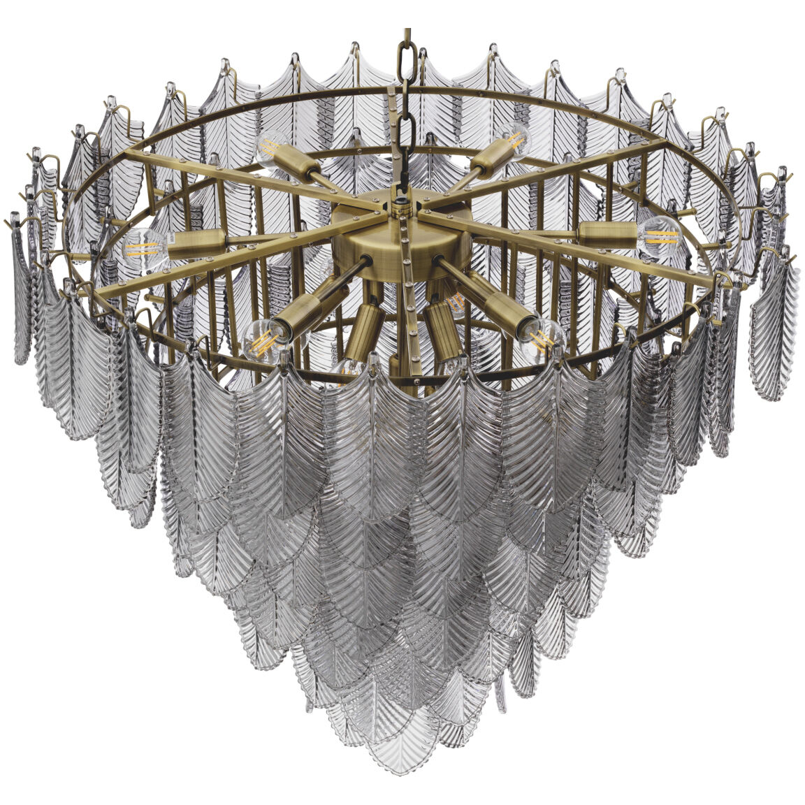 Verbier 16 Light 32.28 inch Light Brushed Brass Chandelier Ceiling Light, Large