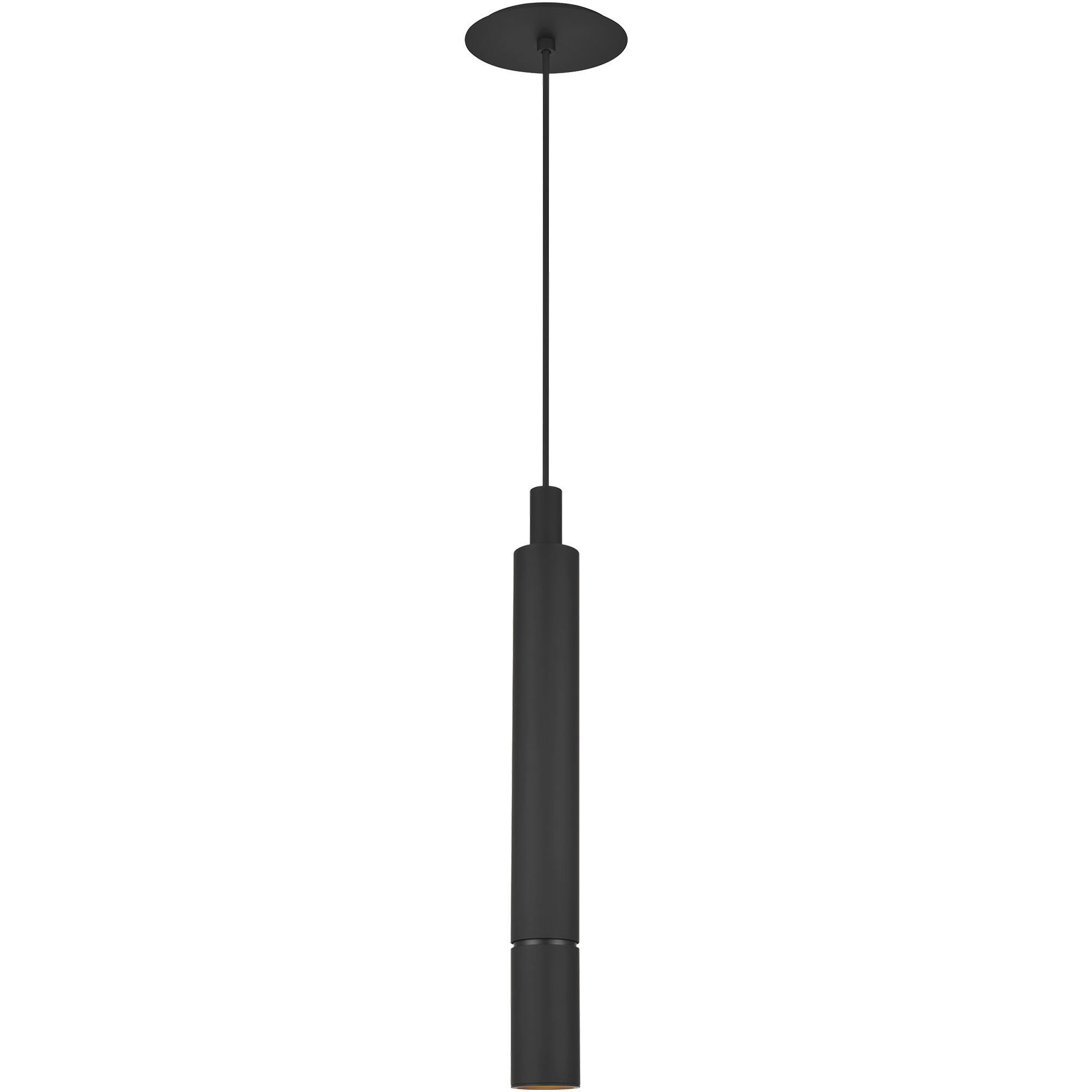 Mick De Giulio Sottile LED Nightshade Black Pendant Ceiling Light, Integrated LED