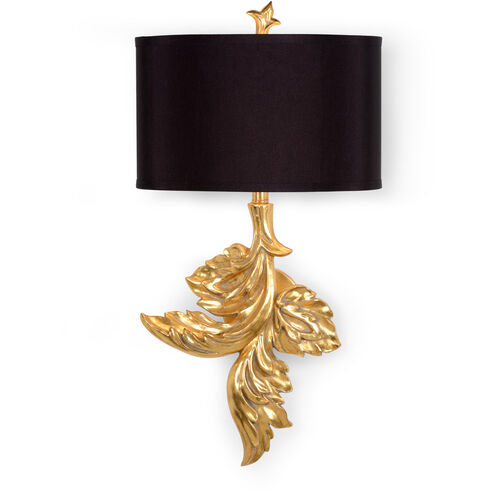 Wildwood 1 Light 11 inch Gold Leaf Sconce Wall Light
