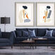 Abstract Collection Blue Framed Art