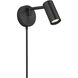 Stanly 1 Light 5.5 inch Matte Black Wall Spotlight