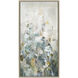 Rustic Garden Blue and Green and Orange and White Canvas