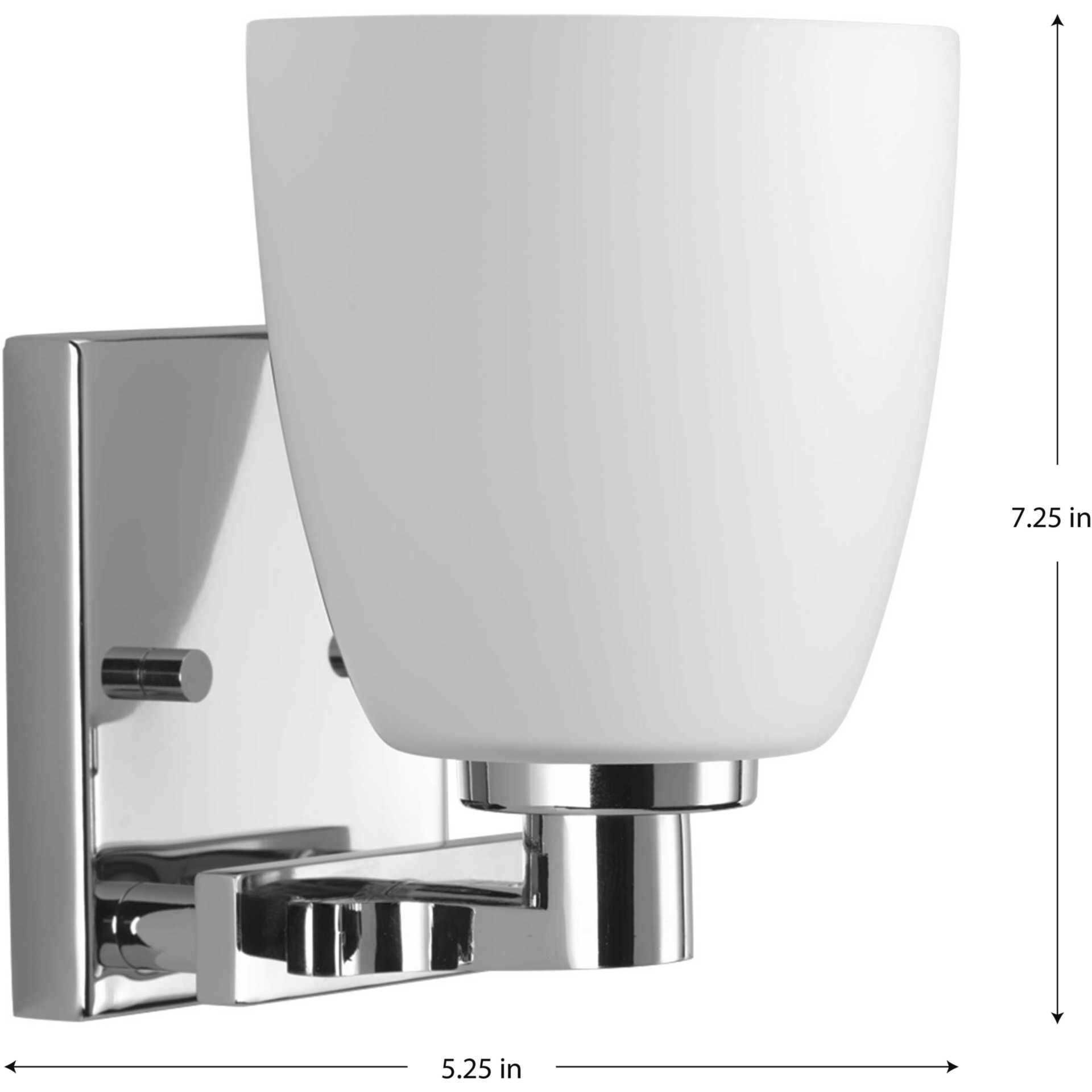 Fleet 1 Light 5.25 inch Polished Chrome Bath Vanity Wall Light