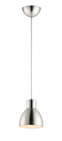Cora 1 Light 7 inch Satin Nickel Single Pendant Ceiling Light