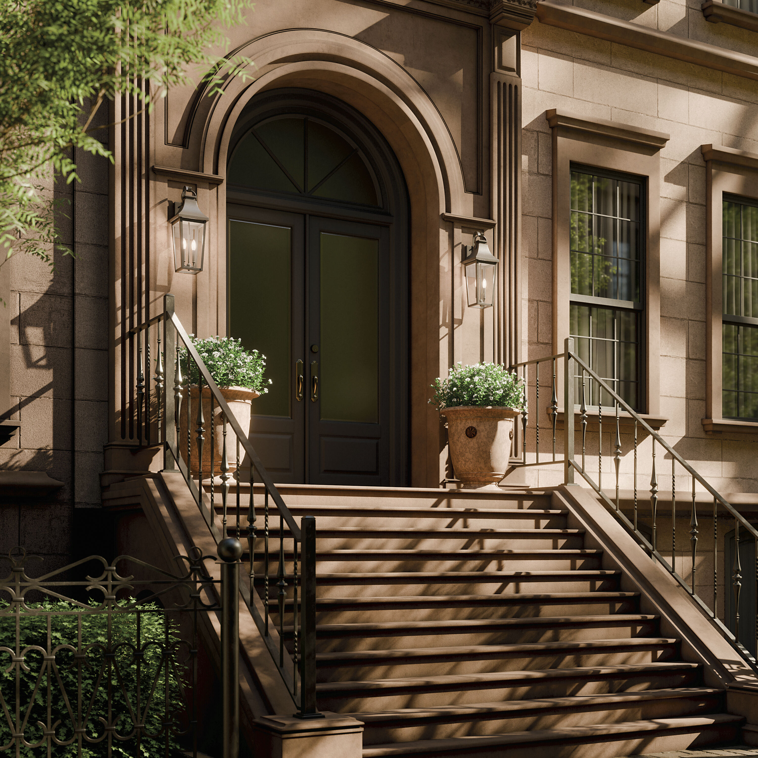 Cleary 2 Light 24 inch Olde Bronze Outdoor Wall Light