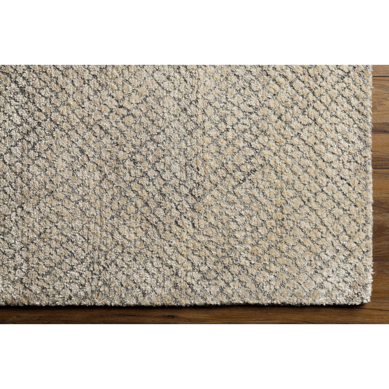 Helen 90 X 60 inch Gray Rug, Rectangle