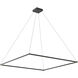 Piazza LED 59 inch Black Pendant Ceiling Light