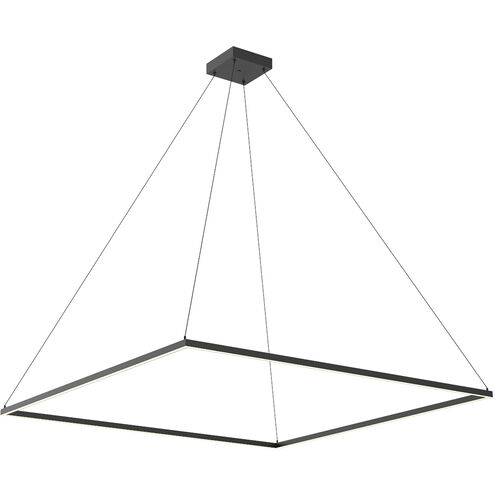 Piazza LED 59 inch Black Pendant Ceiling Light