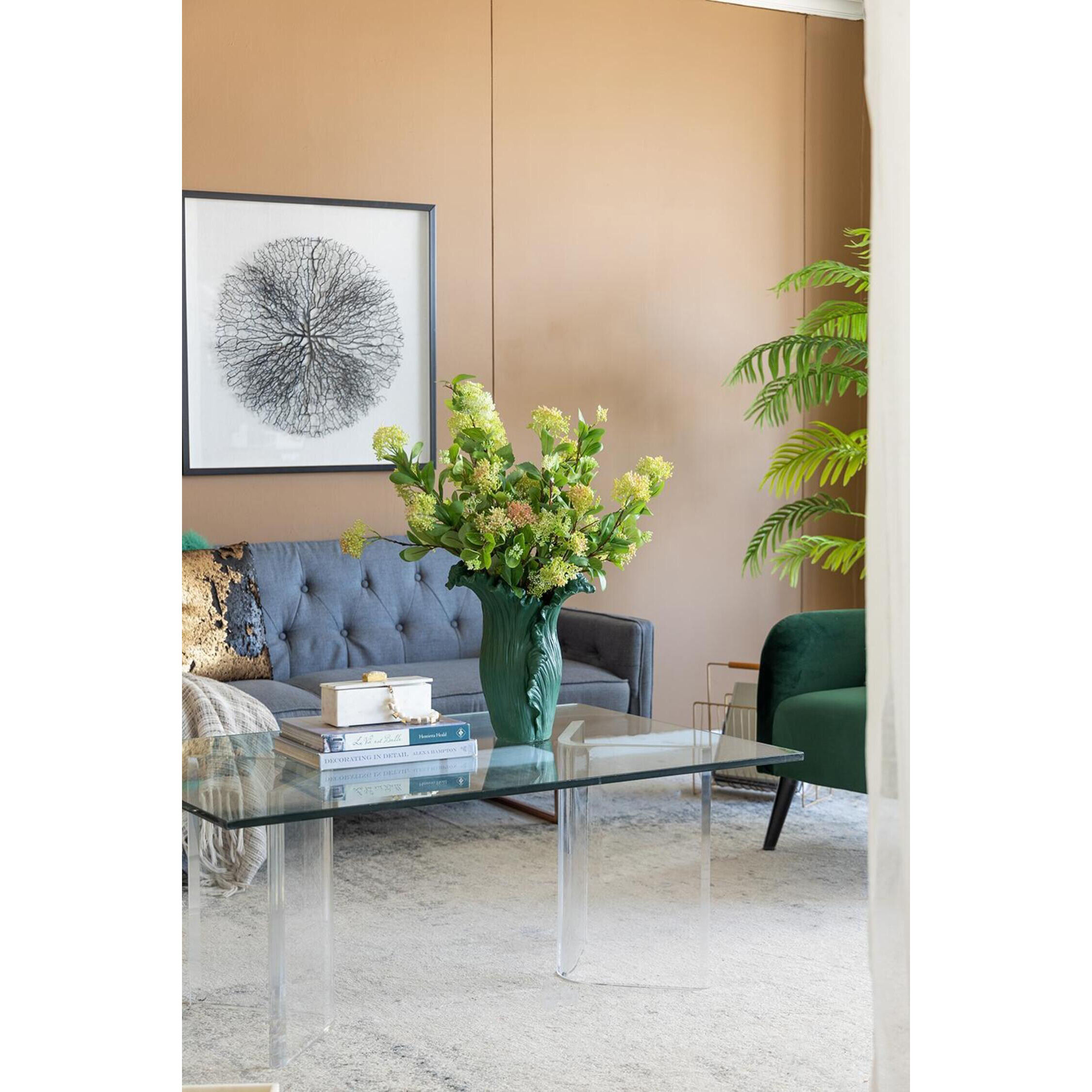 Floral 15.4 X 12.2 inch Vase