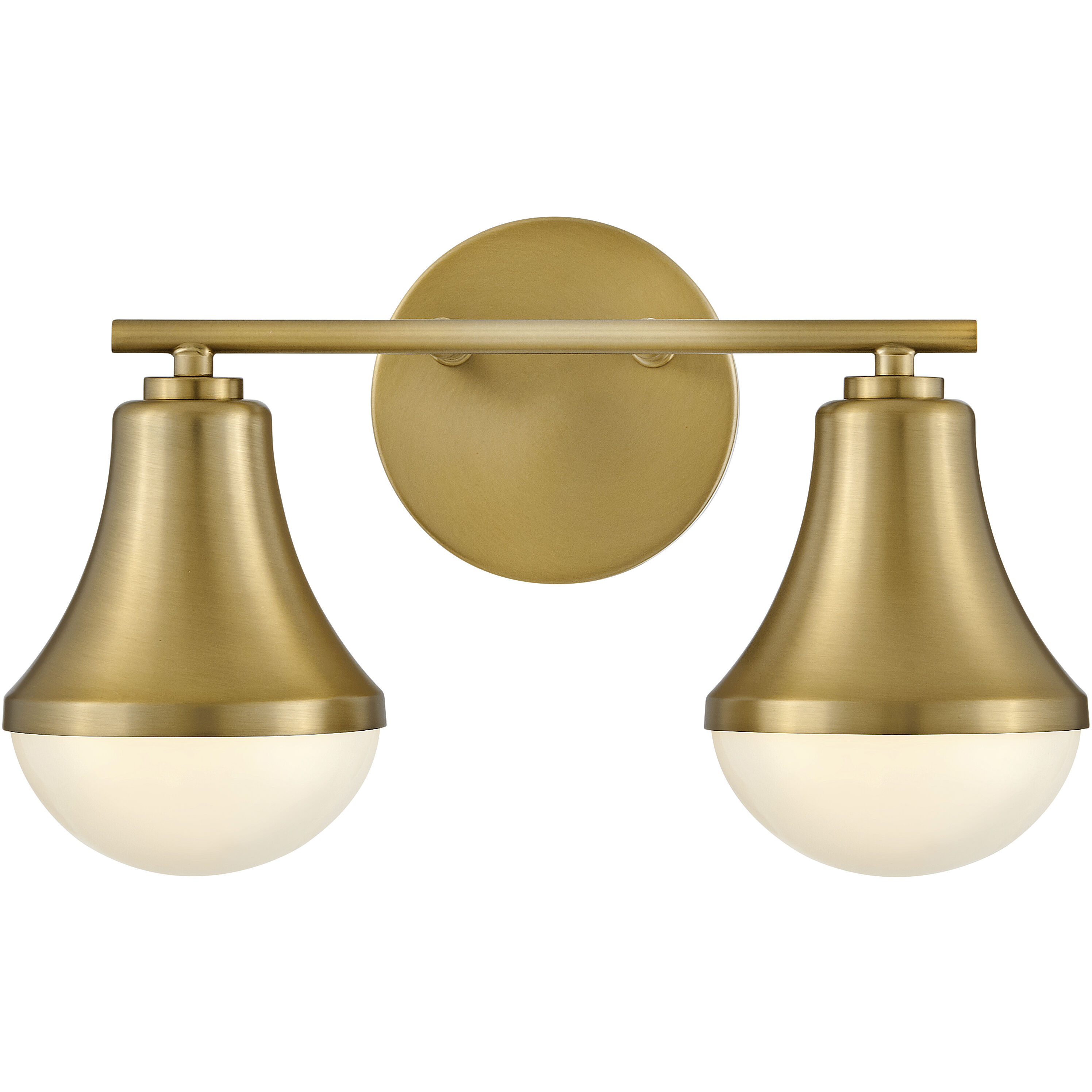 Haddie LED 14.5 inch Lacquered Brass Bath Light Wall Light