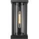 Glenwood 1 Light 16.75 inch Black Outdoor Wall Light