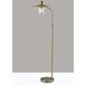 Kieran 57 inch 40.00 watt Antique Brass Floor Lamp Portable Light
