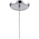 Yonkers 1 Light 5 inch Polished Chrome with Clear Mini Pendant Ceiling Light