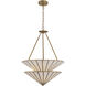 Jaxen 3 Light 24.5 inch Legacy Brass Pendant Ceiling Light