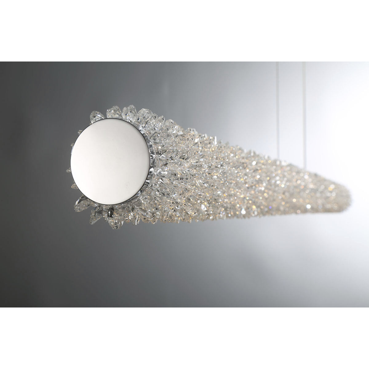 Sassi LED 18 inch Chrome Vanity Light Wall Light, Small