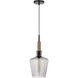 Swindon 1 Light 8 inch Smoked Pendant Ceiling Light