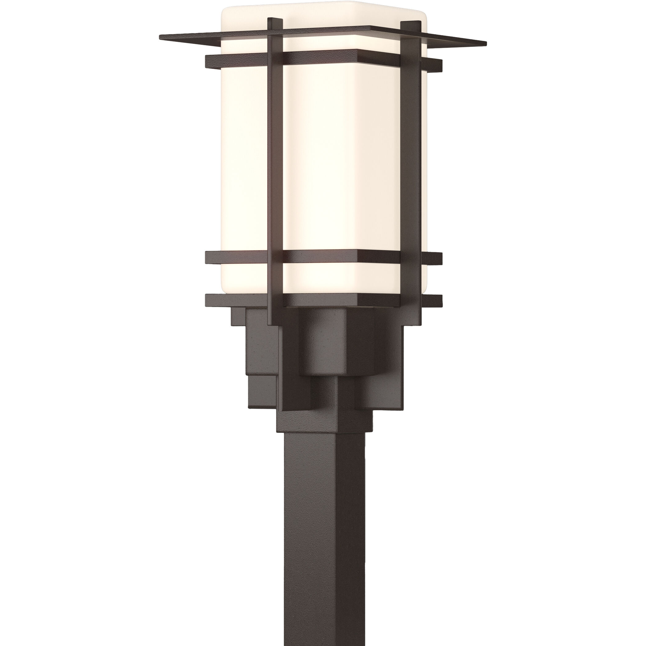 Tourou 1 Light 14.2 inch Coastal Dark Smoke Outdoor Post Light