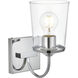 Avani 1 Light 5 inch Chrome Bath Sconce Wall Light