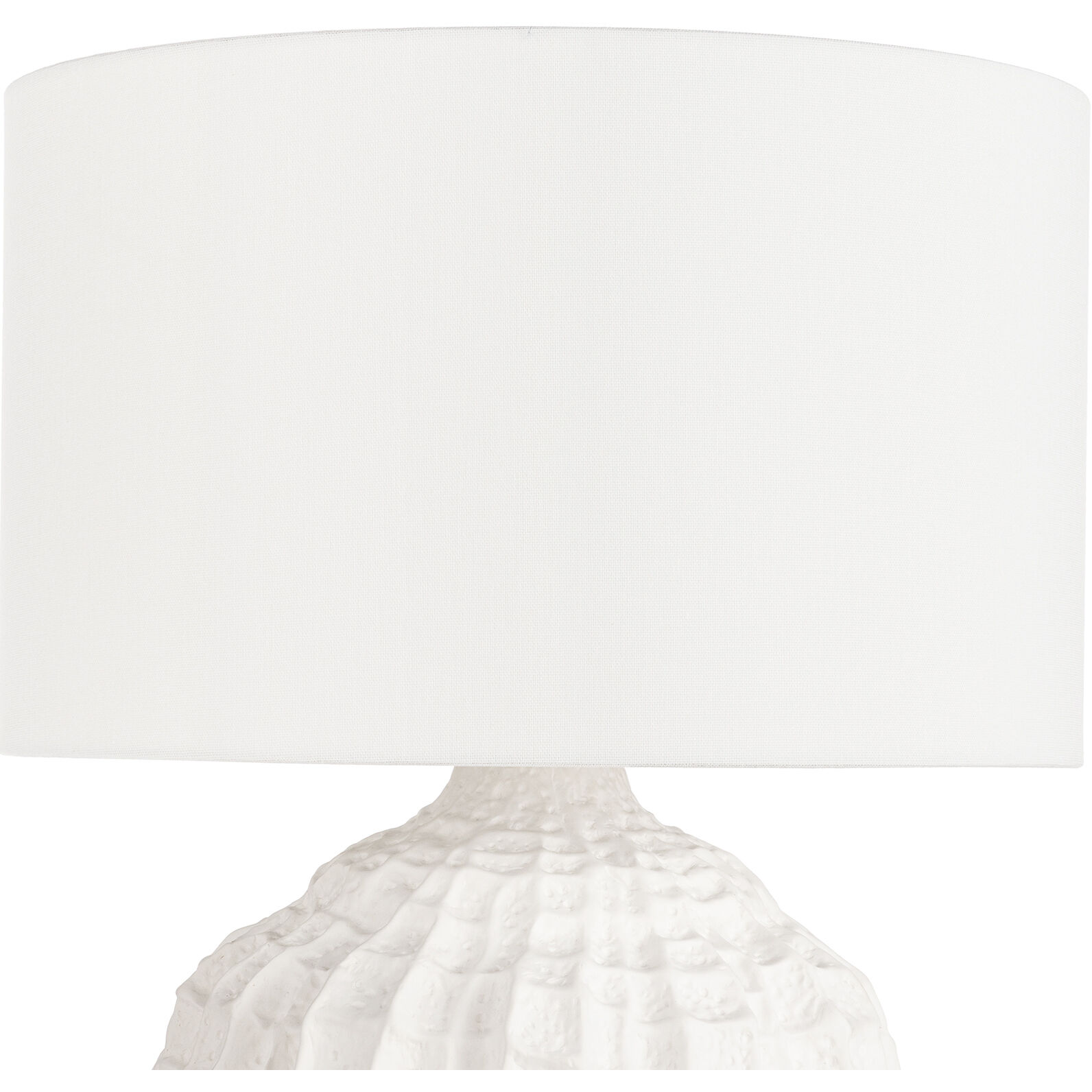 Caspian 26.25 inch 150.00 watt White Table Lamp Portable Light, Large