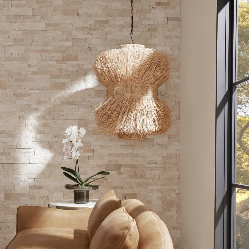 Corinna 1 Light Natural Pendant Ceiling Light
