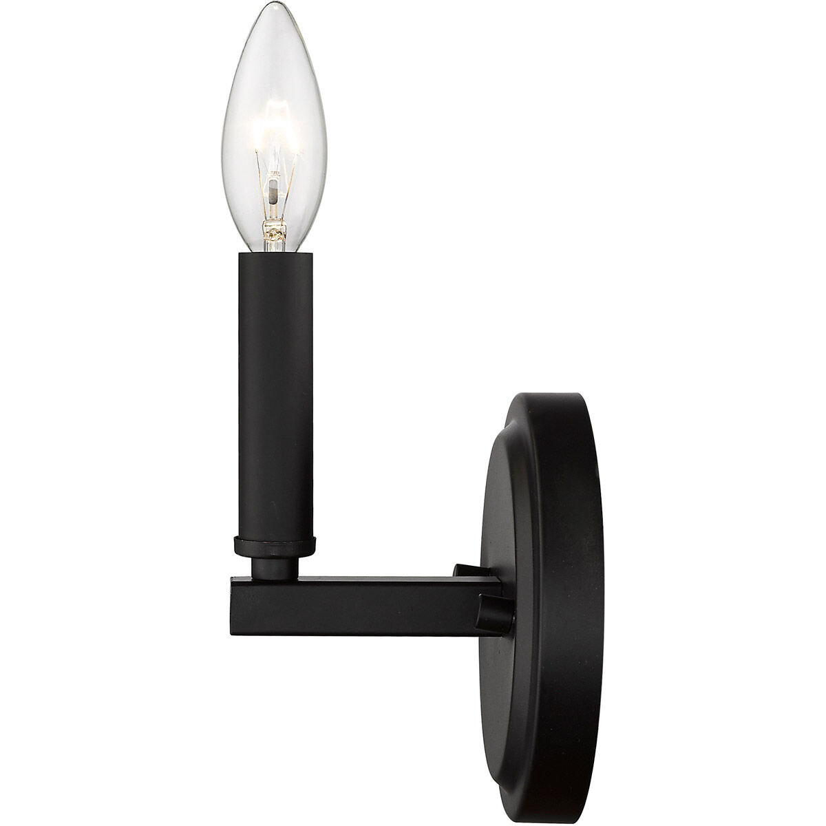 Sawyer 1 Light 5 inch Matte Black Sconce Wall Light