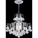 Cascade 4 Light 16 inch Silver Dual Mount Ceiling Light, Convertible to Pendant