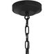 Lieon 3 Light 15.75 inch Black Convertible Pendant Ceiling Light