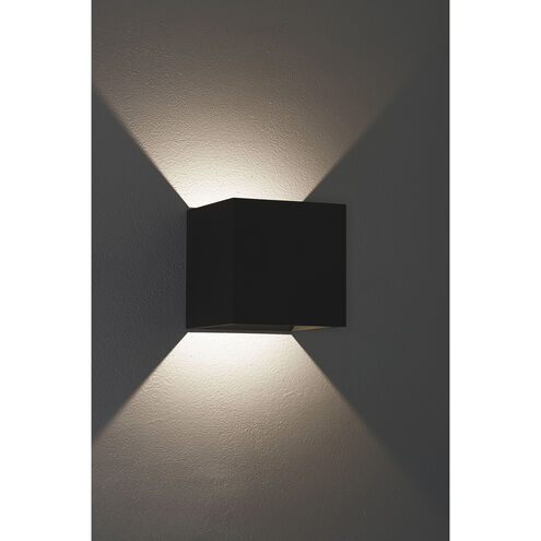 QB 1 Light 5 inch Anthracite LED Wall Sconce Wall Light