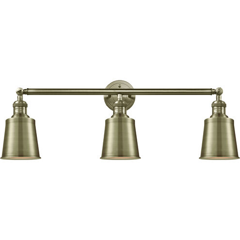 Franklin Restoration Addison LED 32 inch Antique Brass Bath Vanity Light Wall Light, Franklin Restoration