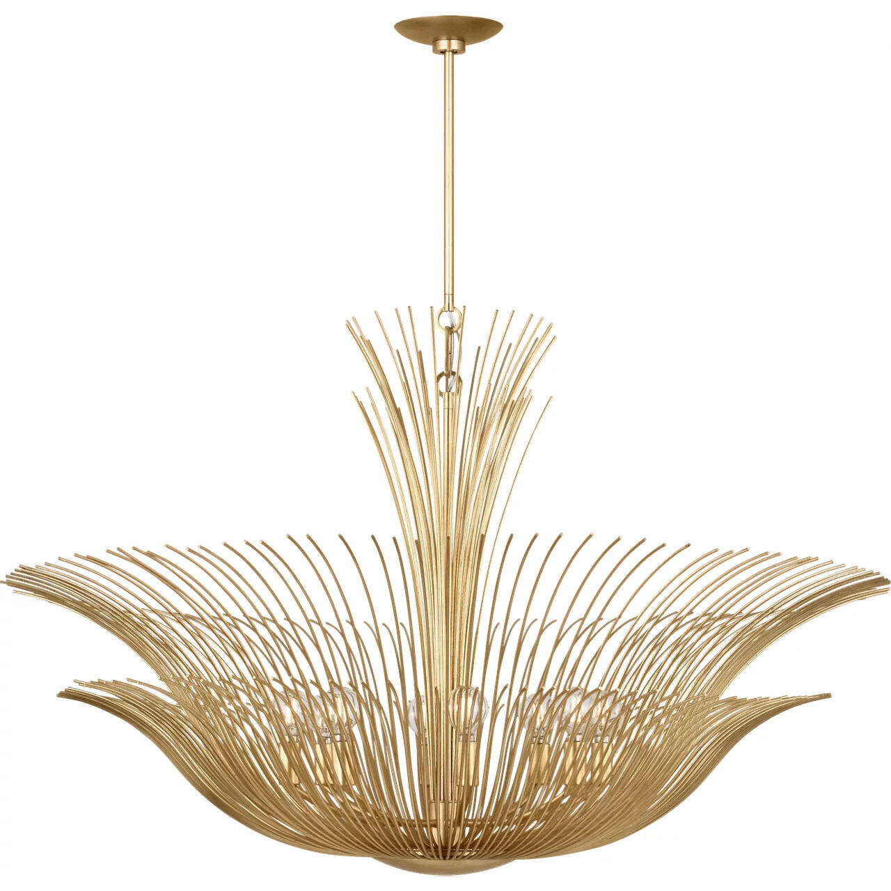 Christiane Lemieux Dorelle 8 Light 42 inch Gild Chandelier Ceiling Light