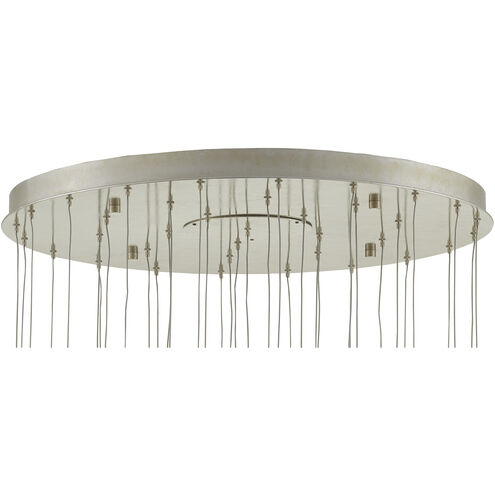 Pepper 36 Light 33 inch Painted Silver/Nickel Multi-Drop Pendant Ceiling Light