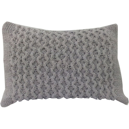 Anita 14 X 6 inch Taupe Pillow