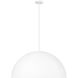 Vega Pendant Ceiling Light in Matte White