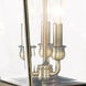 Exeter 3 Light 28.25 inch Antique Brass Outdoor Post Top Lantern