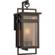 C&M by Chapman & Myers Fairhaven 1 Light 18.75 inch Truffle Outdoor Wall Light in LED
