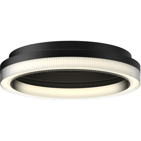 Calix LED 15.75 inch Black Flush Mount Ceiling Light