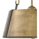 Cartwright 3 Light 19.5 inch Rustic Brass with Oil Rubbed Bronze Indoor Chandelier Ceiling Light