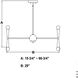 Drake LED 29 inch Matte Black Chandelier Ceiling Light