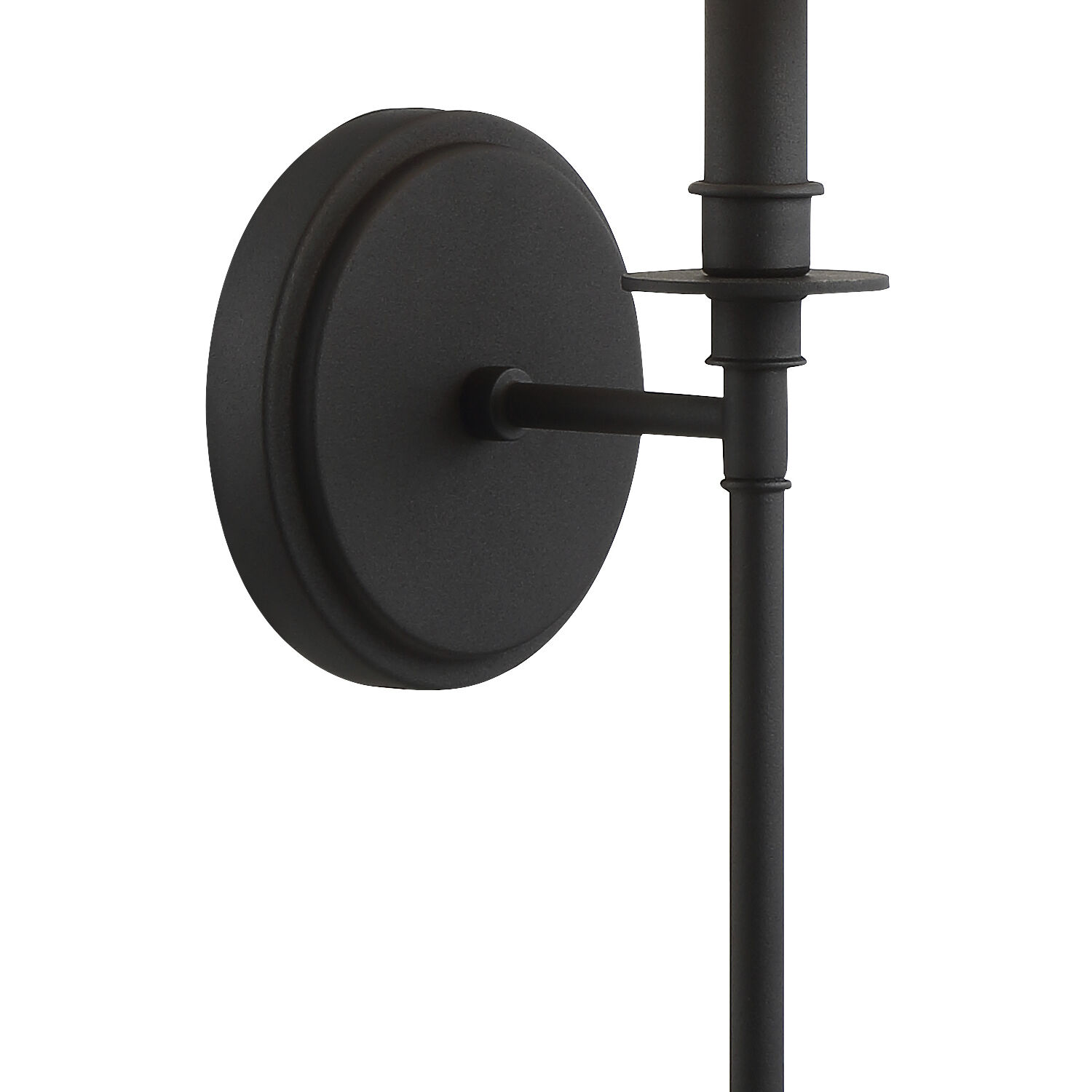 Ottone Way Sconce Wall Light in Black