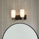 Solia LED 14.25 inch Champagne Bronze with Black Bathroom Vanity Light Wall Light