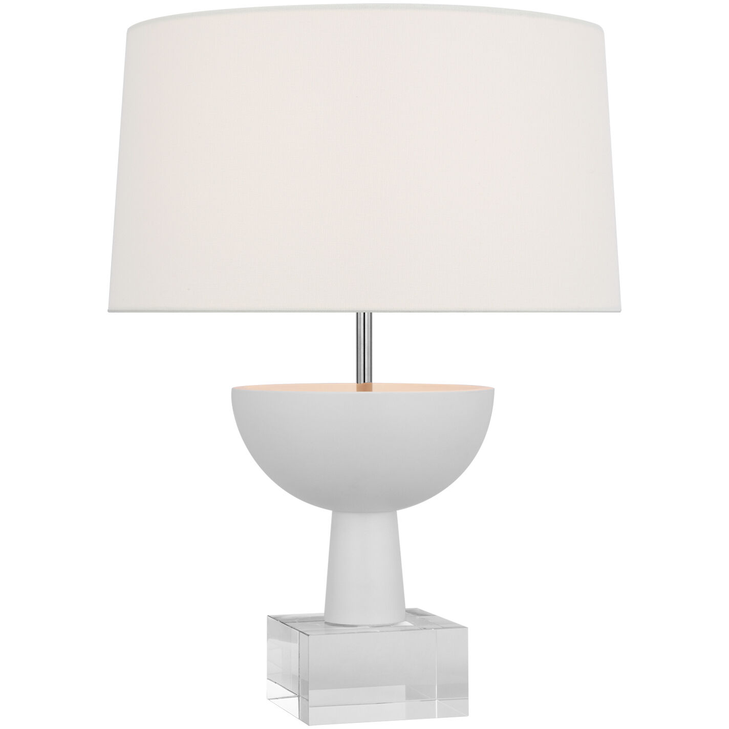 Ray Booth Eadan 20.75 inch 15.00 watt Plaster White Table Lamp Portable Light, Medium