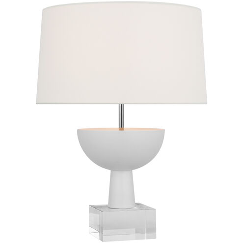 Ray Booth Eadan 20.75 inch 15.00 watt Plaster White Table Lamp Portable Light, Medium