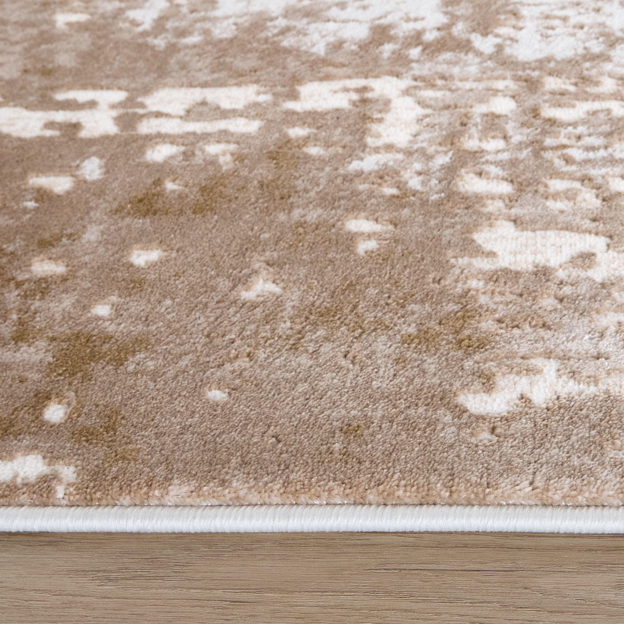 Eclectic Luxe 130 X 94 inch Gold Rug in 8 x 11