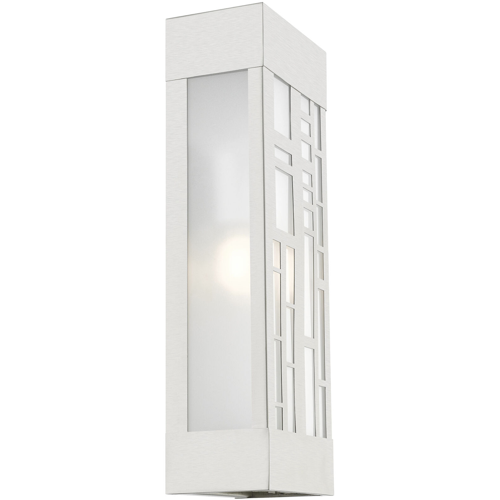 Malmo 2 Light 17 inch Brushed Nickel Outdoor Sconce