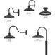 Coastal Elements Forge Outdoor Wall Mount Lantern in Black