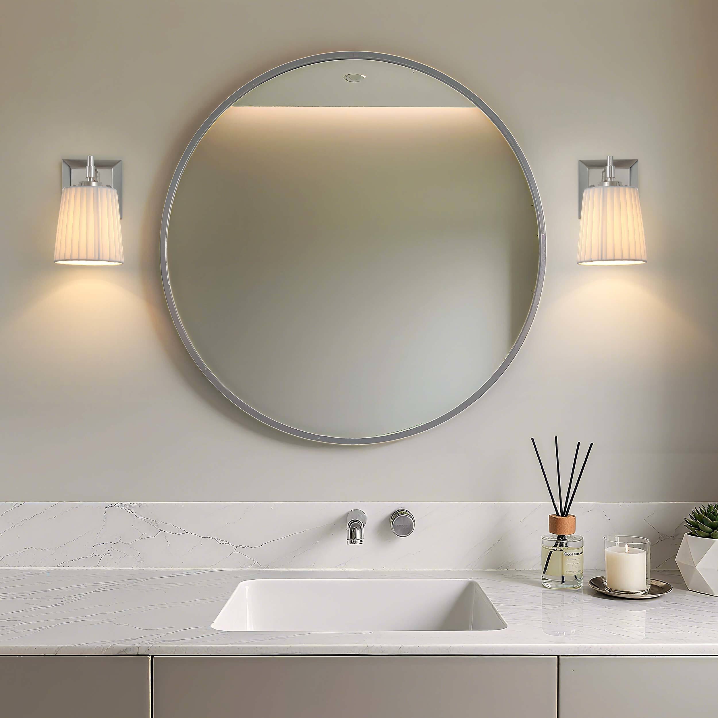 Yep Brilia 1 Light 5.5 inch Polished Nickel Wall Sconce Wall Light