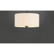Bongo 2 Light 13 inch Oil Rubbed Bronze Semi-Flush Mount Ceiling Light