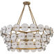 Kintrel 6 Light 36.5 inch Legacy Brass Pendant Ceiling Light