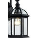 Wentworth 1 Light 16 inch Black Outdoor Wall Lantern 