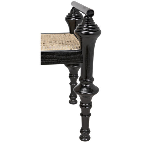 Indochine Charcoal Black Bench